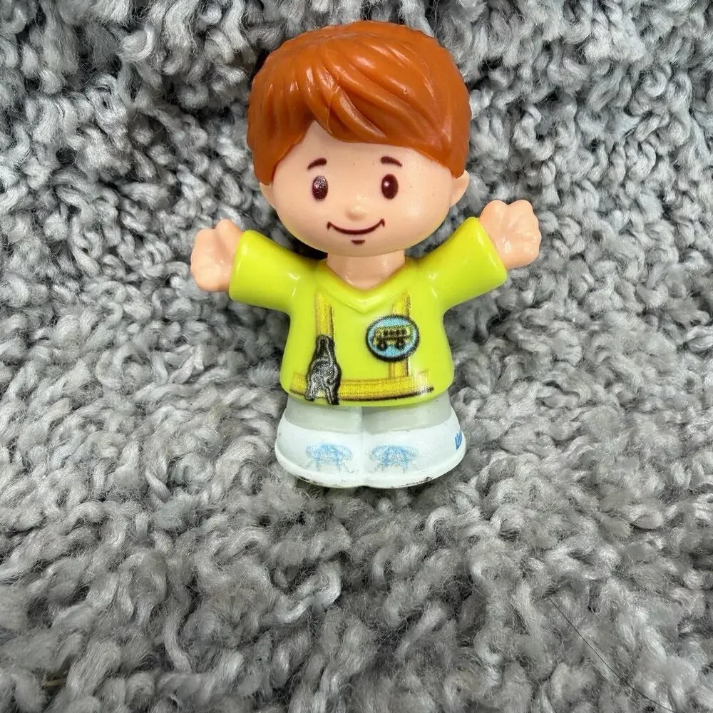 Fisher Price Little People Bus Driver Emily from Sit With Me School Bus Red Head